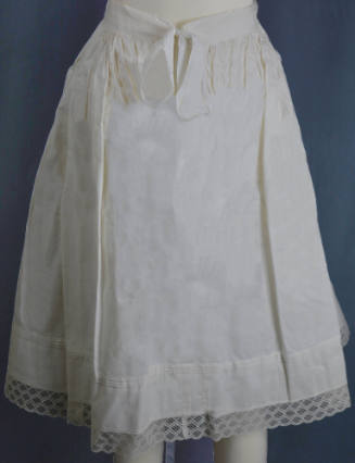 Petticoat for a woman's wedding kroj, Dolní Bojanovice, Moravia