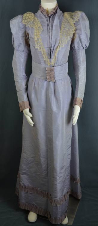 Wedding dress, mid to late 19th century