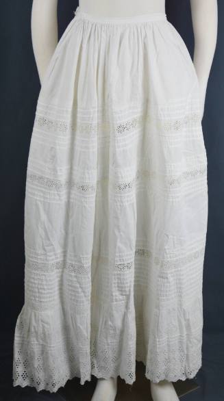 Petticoat, Bohemia, late 19th to early 20th century