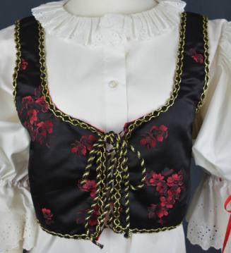 Vest, part of a Chodsky kroj, late 20th century