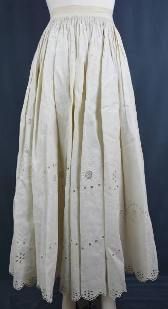 Petticoat, Bohemia, 1820-1840