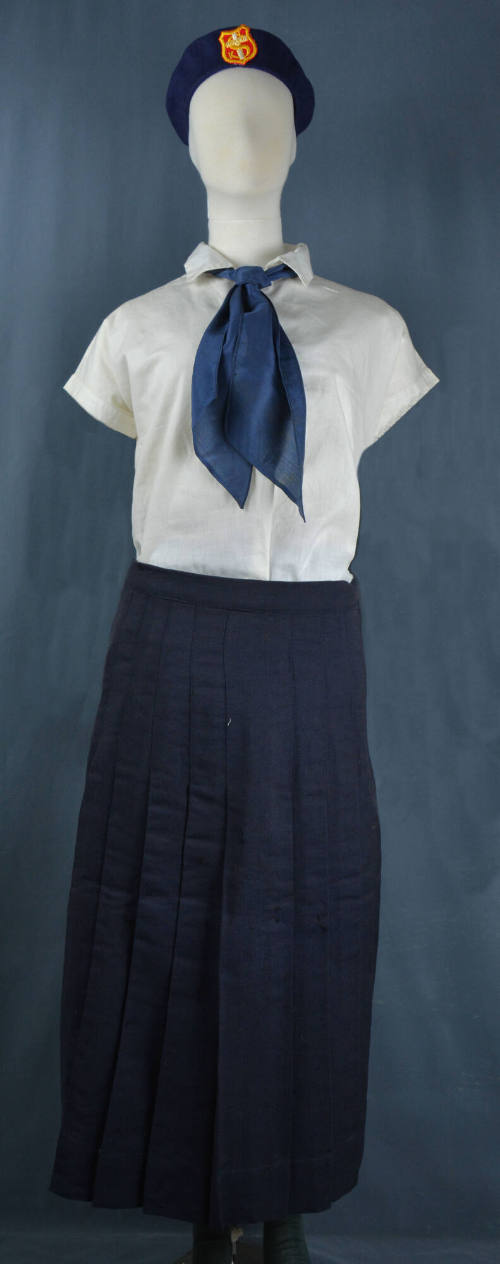 Woman's Sokol uniform, Racine, Wisconsin, 1930-1949