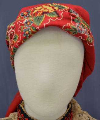 Headscarf, Vlčnov, Moravia, 1880-1930