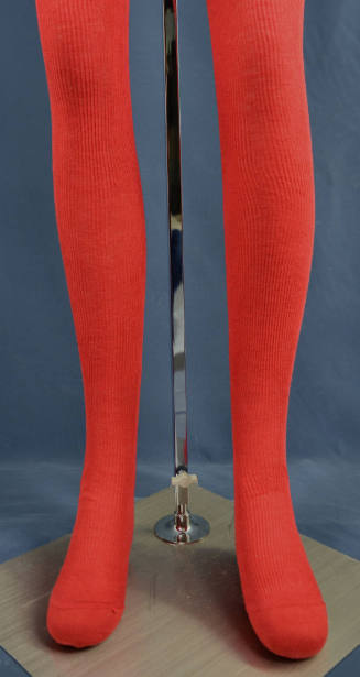 One of a pair of stockings, Blata, Bohemia, 1890-1910