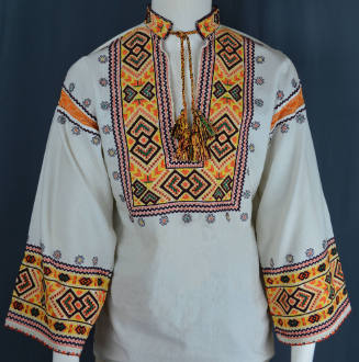 Shirt, Čičmany, Slovakia, 1920-1970 
