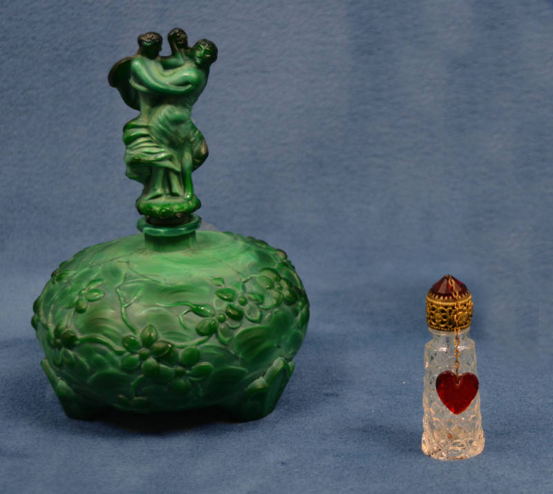Perfume bottle, Bohemia
Designed by Henry G. Schlevogt