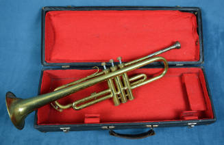 Trumpet and case, Czechoslovakia, 1950-1965