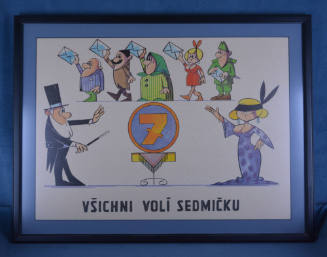 Political Poster, Czechoslovakia, 1990