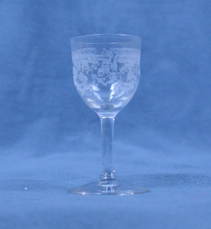 Cordial glass, Czechoslovakia