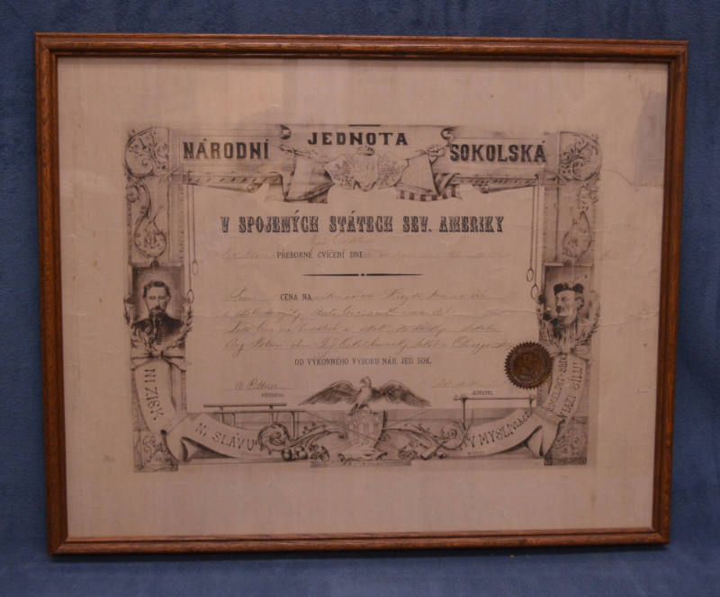 Certificate, Framed