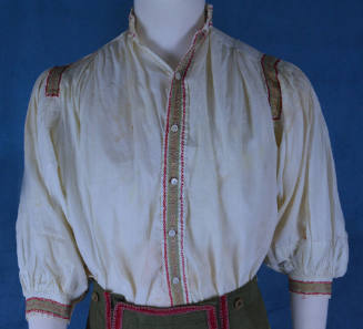 Shirt, Czechoslovakia, 1890-1910