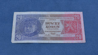 Bill of currency, Czechoslovakia, 1925