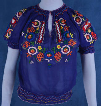 Blouse, Hodonín, Moravia, late 19th to early 20th century
