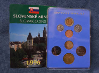 Coin set, Slovakia, 1996