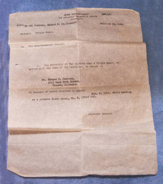 Letter, Philadelphia, Pennsylvania, USA, 1935