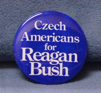 Political pin, United States, 1979-1984
