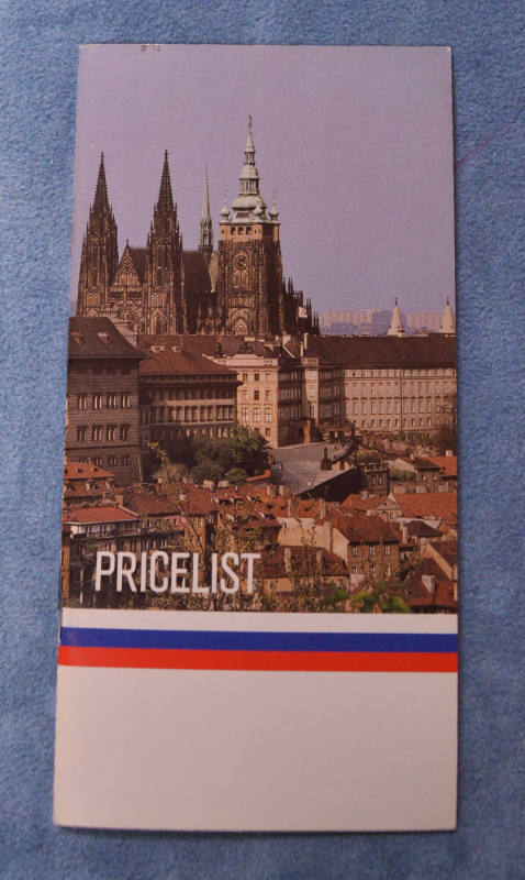 Brochure, Prague, 1984