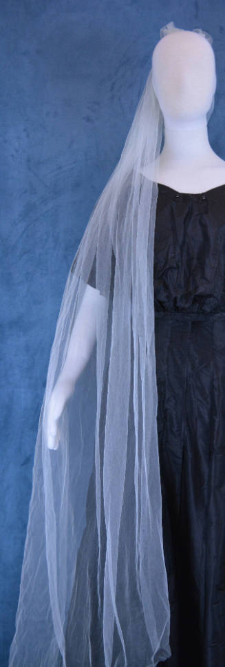 Wedding veil, 1898