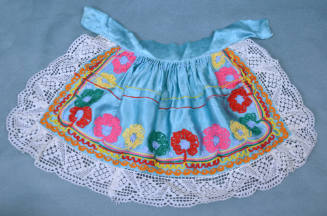 Doll apron, Piešt’any, Slovakia, 1930-1940