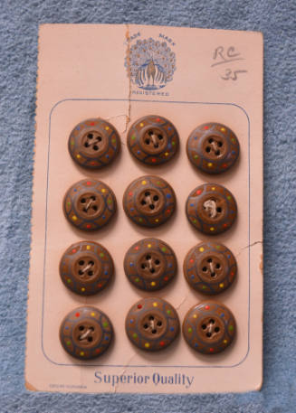 Button card, Czechoslovakia