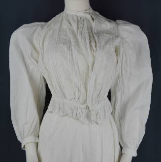 Blouse, part of a wedding gown, late 19th century