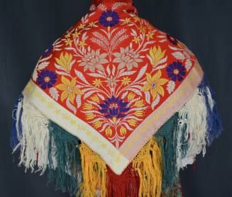 Shawl, part of a Chodsky kroj, late 20th century