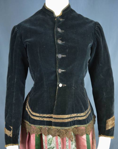 Bodice for an immigrant ensemble, 1881-1901