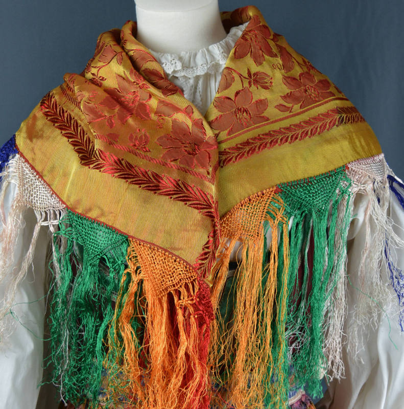 Shawl, Domažlice, Bohemia, 1952