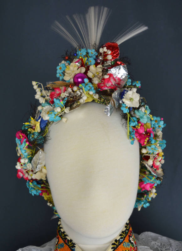 Wedding Headwreath, Uherské Hradiště, Moravia, 1933