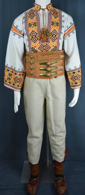 Man's kroj, Čičmany, Slovakia, 1920-1970