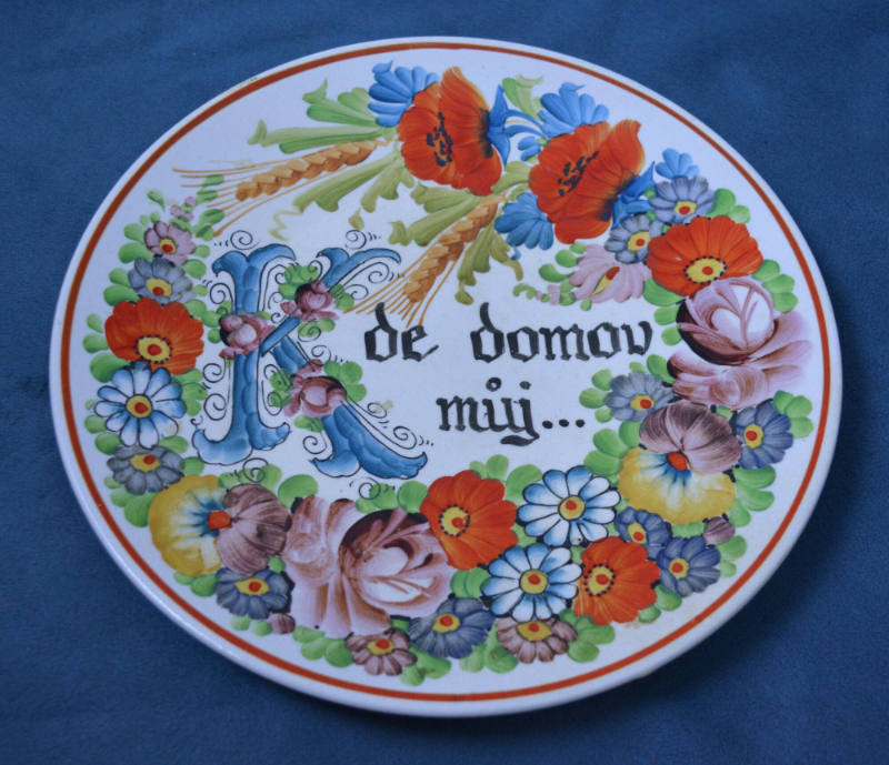 Plate, Czechoslovakia