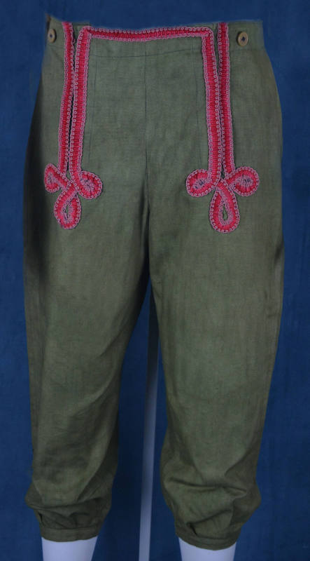 Pants, Czechoslovakia, 1890-1910