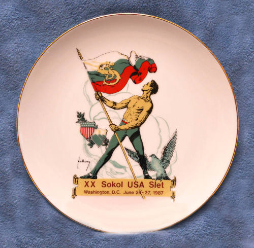 Plate, New Castle, Pennsylvania, USA, 1987