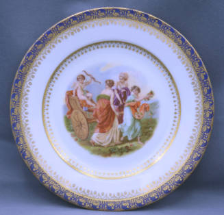 Plate, Altrolau, Bohemia, Austria, 1898-1918