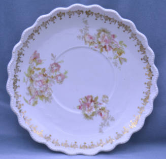 Saucer, Altrolau, Bohemia, Austria, 1898-1918