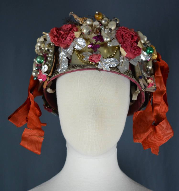 Wedding headpiece, Jihlava, on the border between Bohemia and Moravia